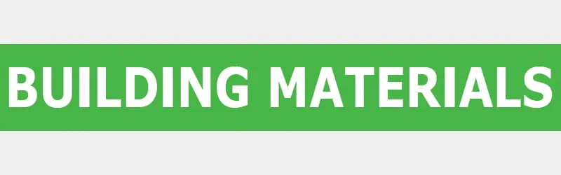 Stiksavklinger til byggematerialer
