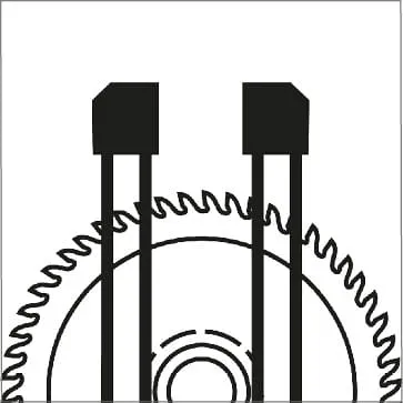 Tandformer – fladtand med krydsende fas