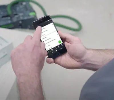 Registrering via Festool Work app