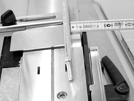 Indstilling af falsbredde