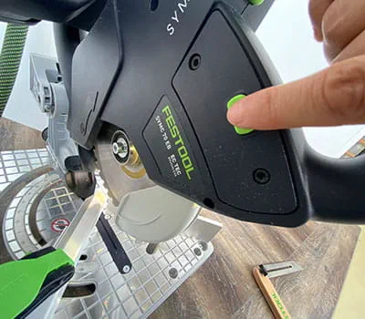 Eventuelt tilbageskubning af anslagslinealer