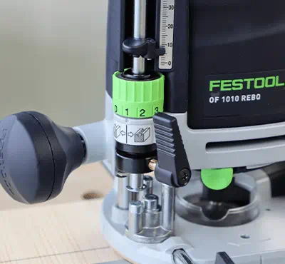 Indstilling af fræsedybden