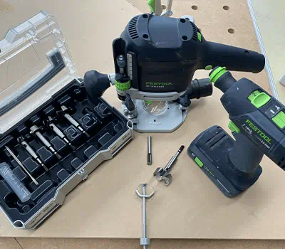 Ilægning af samlestykkerne