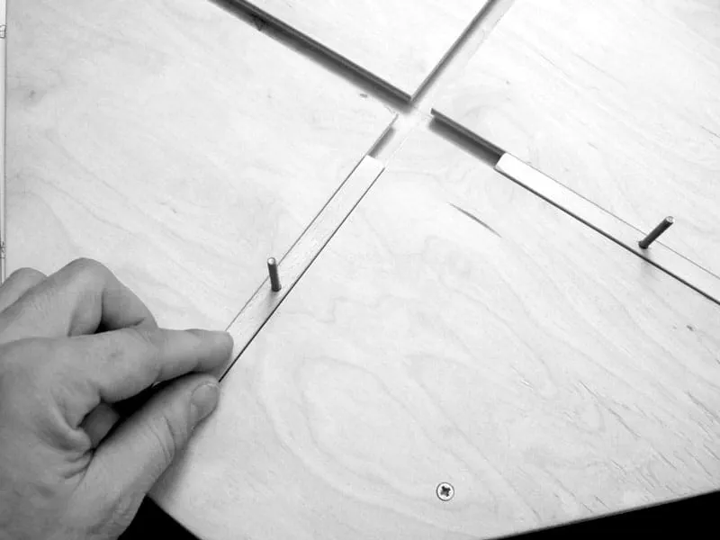 Placering af føringslister i not