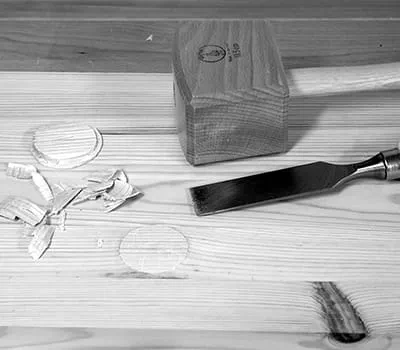 Fjernelse af rester med et stemmejern