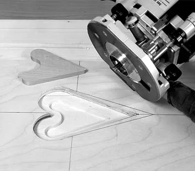 Udbedring af uregelmæssige træhuller