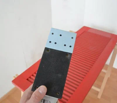 Vinduesskodder med intakt belægning kan bearbejdes optimalt med lineærsliberen DUPLEX og lamelslibesålen.