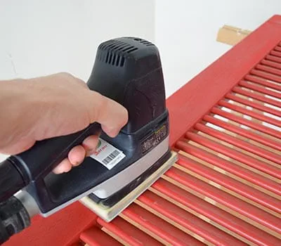 Monter standardslibesålen på lineærsliberen