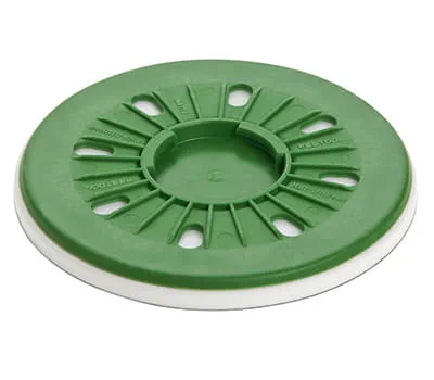 Montering af polerbagskive