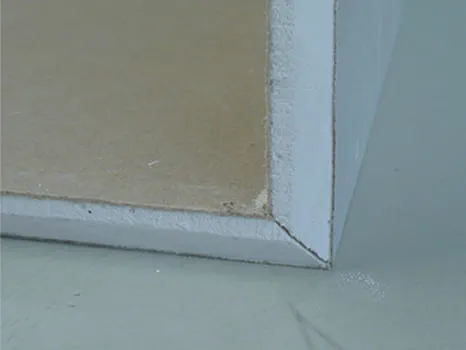 Limning af gipspladen