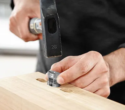 Isætning af ekspansionsanker