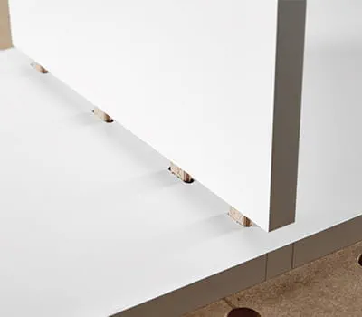 Sammenføjning af emnet