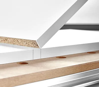 Positionering af hylde