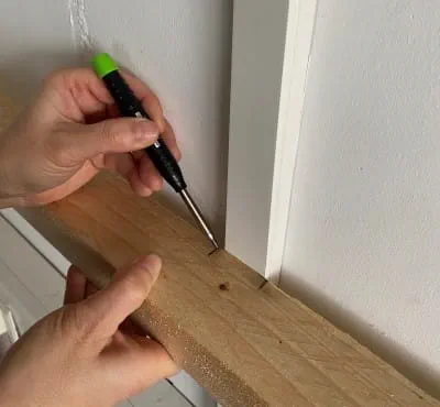 Markering af notens position