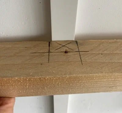 Markering af det område, der skal udskæres