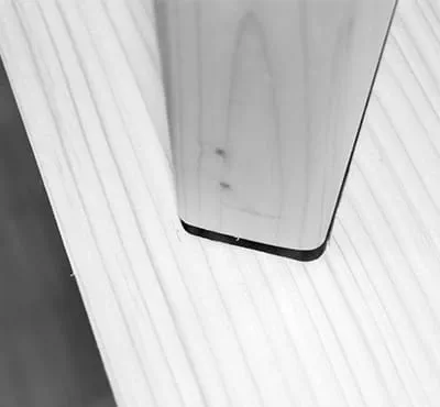 Prøvemontering af trappetrin