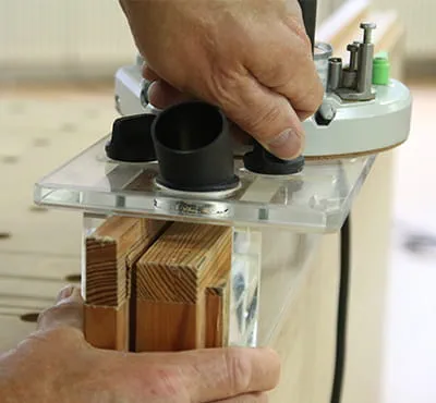 Indstilling af fræseadapter