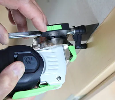 Indstilling af dybdeanslag