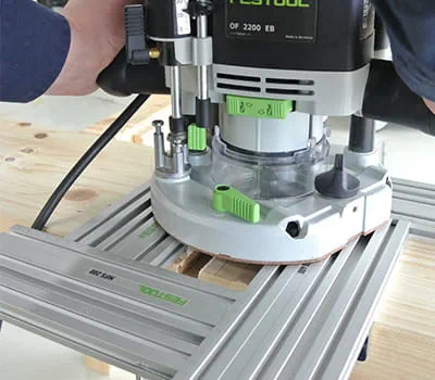 Indstilling af fræsedybden