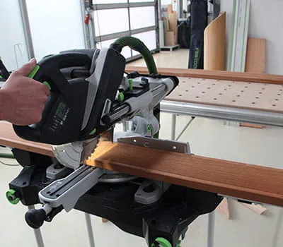 Tilskæring af belægningsplanker