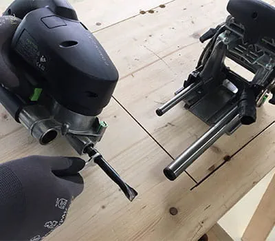 Udskiftning af fræser