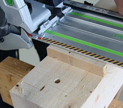 Udfør fræsninger i flere omgange 