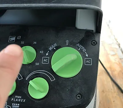 slangediameter på 32 