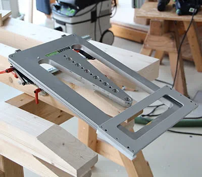 placering af skabelon