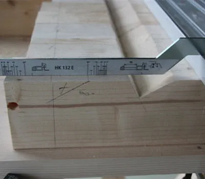 Tilskæring af spærenderne