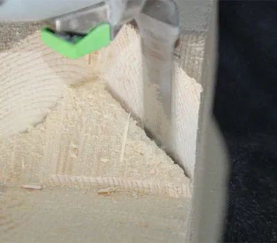 Fremstilling af saddelhak i gratspær