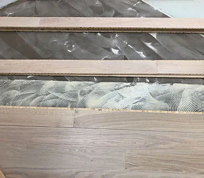 Montering af træbrædderne