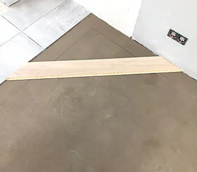 Valg af 90° indvendigt hjørne