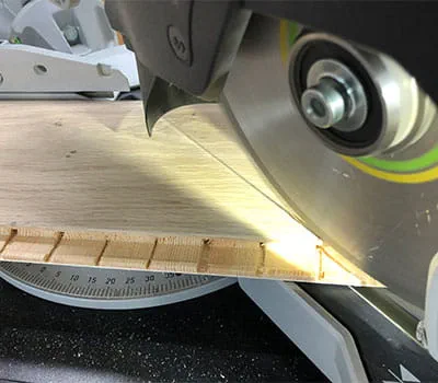 Indstilling af KAPEX til 45°