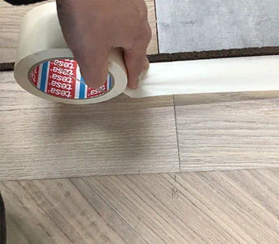 Anbringelse af malertape