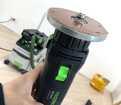 Montering af ønsket radius