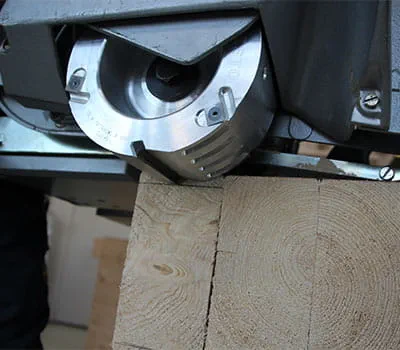 Indstilling af udsparingsdybde