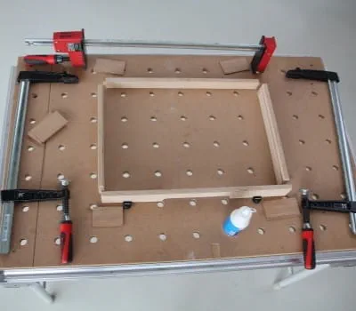 Lim skuffedelene sammen