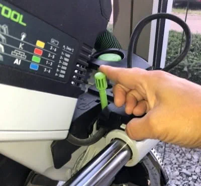 Indstilling af dybdestoppet