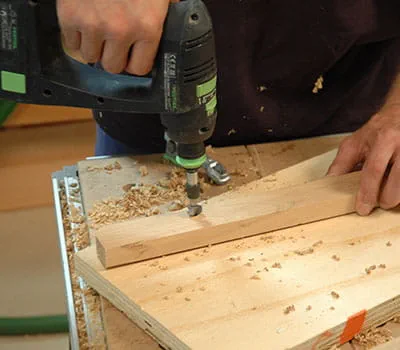 8 mm-borehuller med konusforsænker