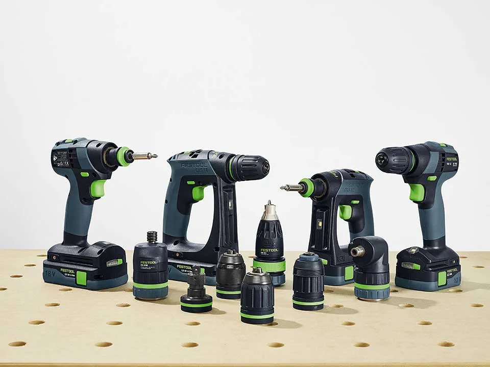 Akku skruemaskiner fra Festool giver dig fuld mobilitet