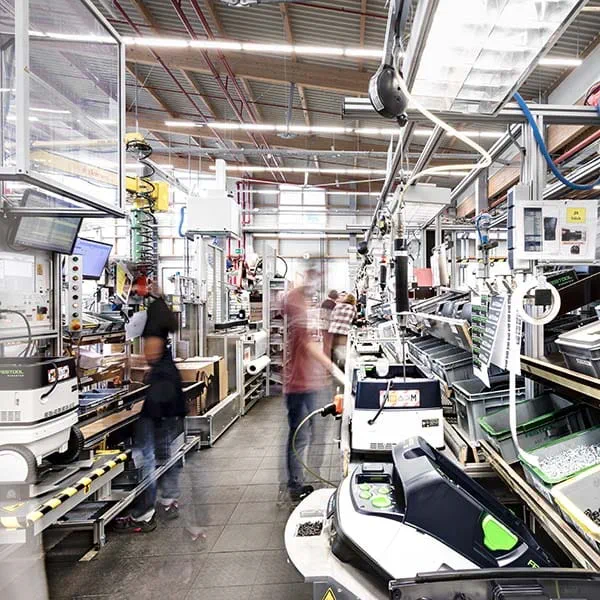 Produktion af støvsugere i Illertissen