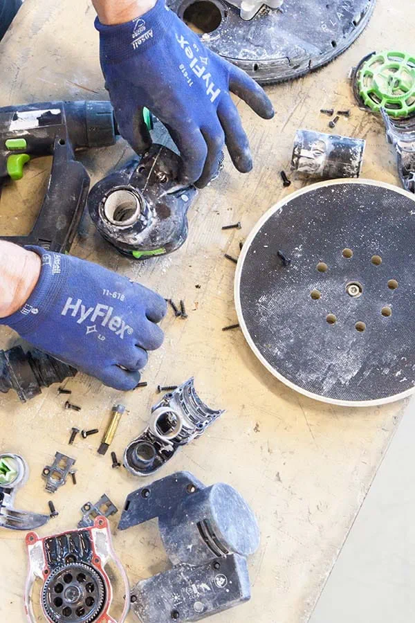 Planex easy i Festool serviceværkstedet
