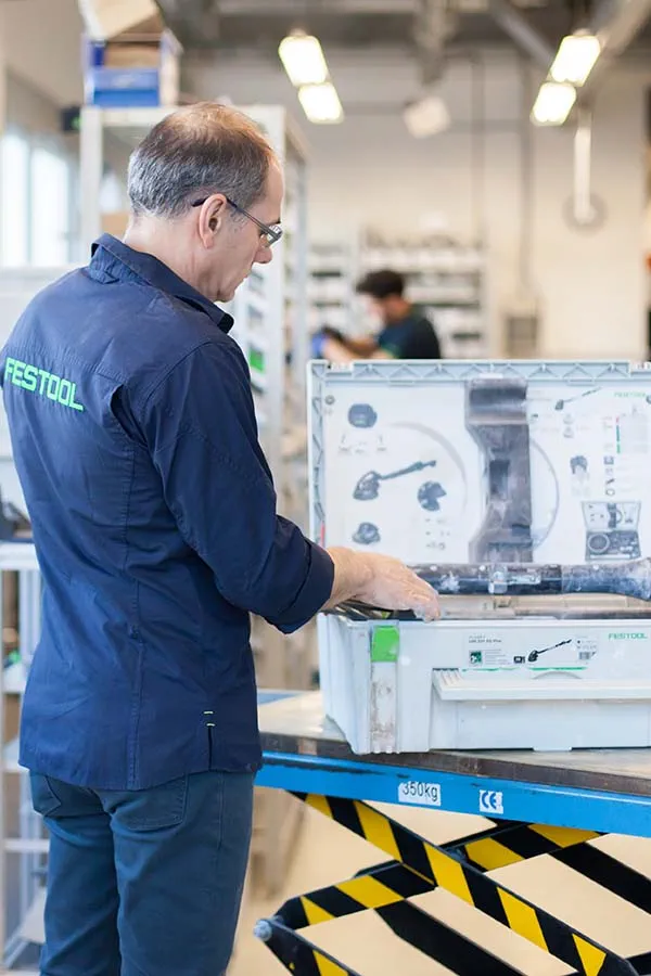 Planex easy i Festool serviceværkstedet