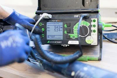 Test af Planex easy i Festool serviceværkstedet