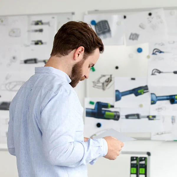 Produktdesigner Timo Kuhls hos Festool