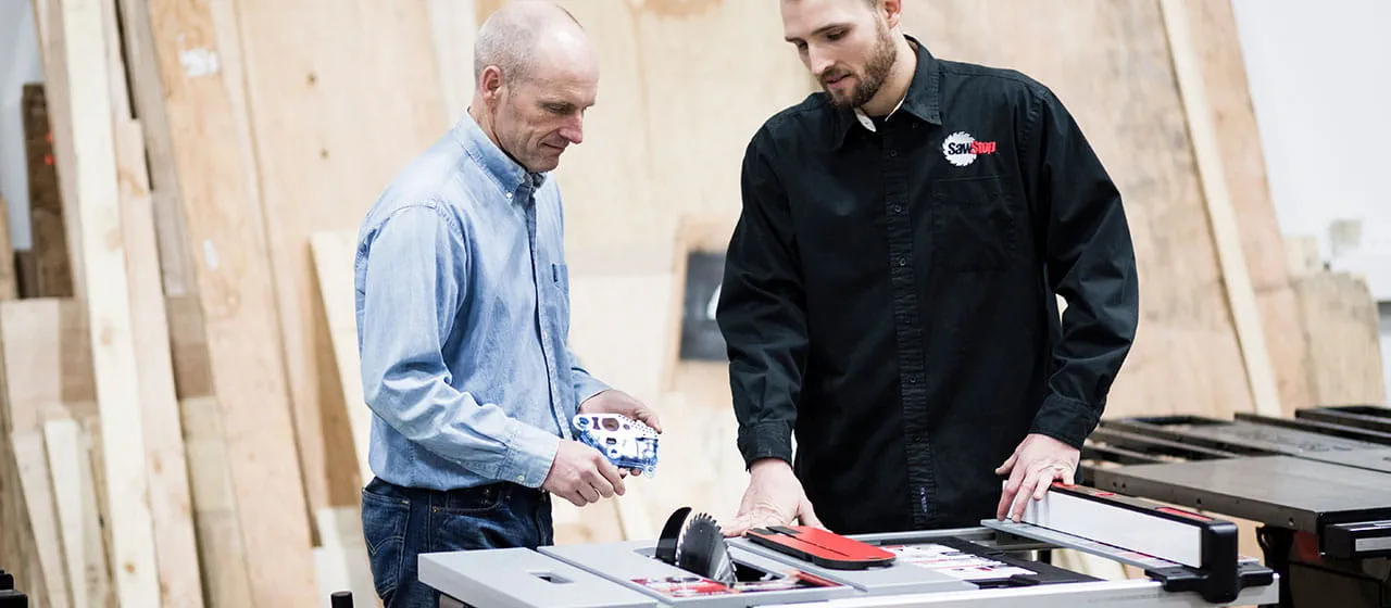 Bordrundsaven med SawStop-teknologi