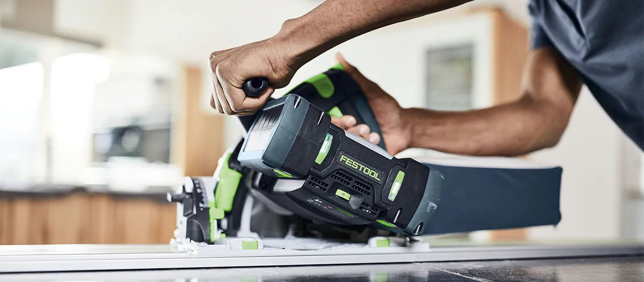 SawStop-teknologien i Festool bordrundsaven TKS 80