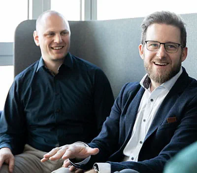 Festool-udviklerne Matthias Kübeler og Andreas Sdrzallek