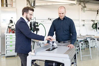 SawStop-teknologien i Festool bordrundsaven TKS 80