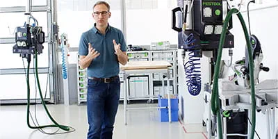 Festool-forsøgsleder Gerhard Grebing